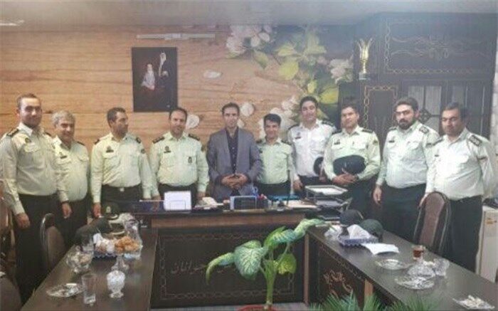 دیدارفرمانده نیروی انتظامی پیشوا با رئیس اداره ورزش وجوانان
