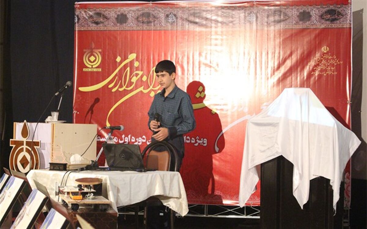 ساخت دیسک برقی سفالگری توسط دانش آموز بهاری