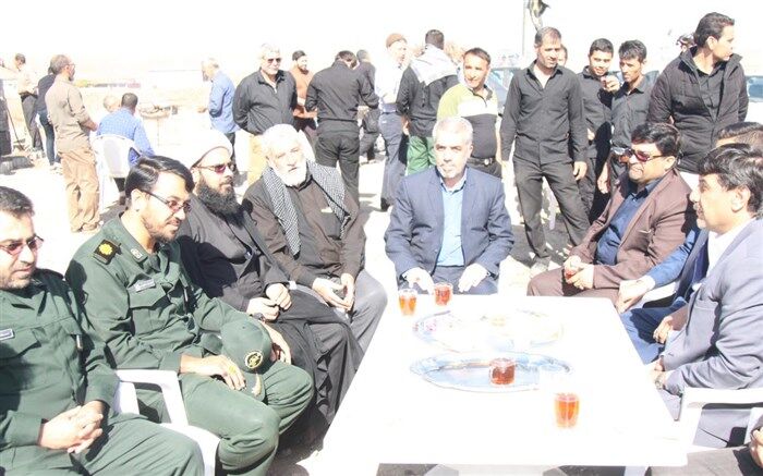 برپایی موکب عشاق الحسین در منطقه آزاد سلفچگان