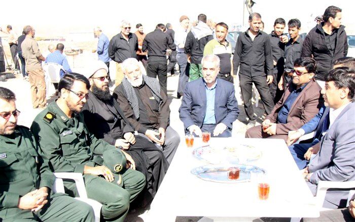 برپایی موکب عشاق الحسین در منطقه آزاد سلفچگان