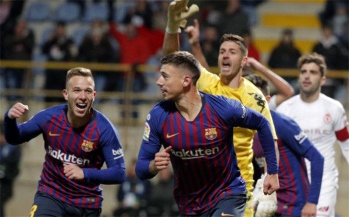 جام حذفی اسپانیا؛ شب سخت بارسلونا با برد تمام شد