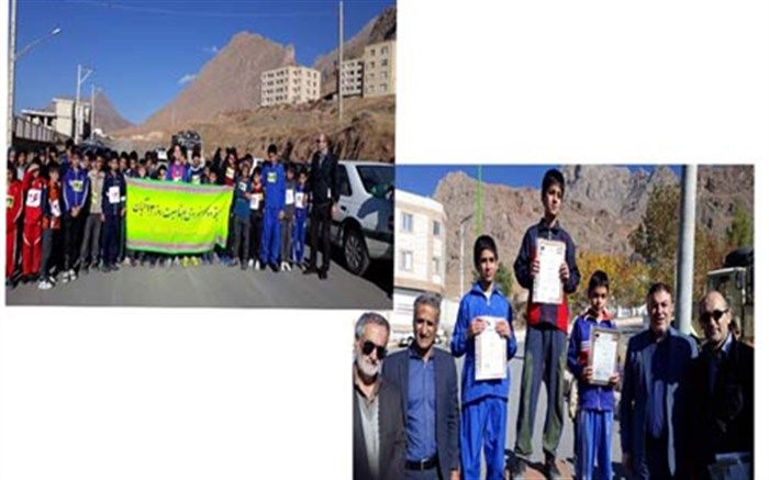 مسابقه دوی صحرانوردی  در بام ایران برگزار شد