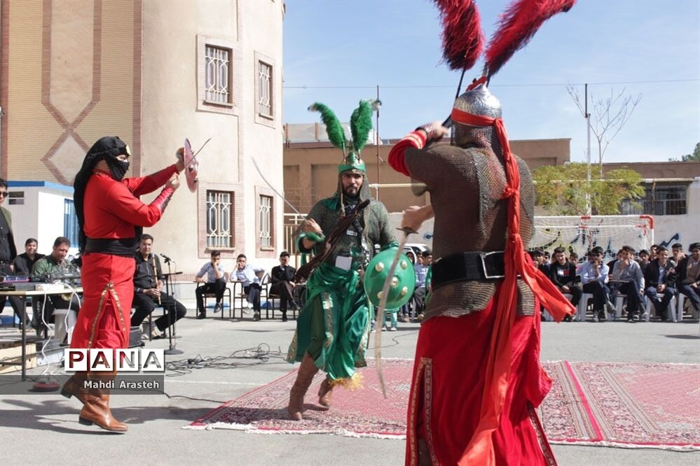 مراسم عزاداری و تعزیه خوانی در هنرستان البرز خراسان جنوبی
