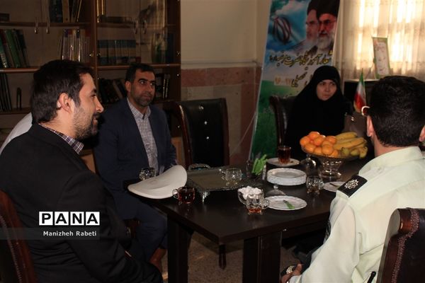 مراسم صبگاه مشترک پدافند غیر عامل در چهاردانگه