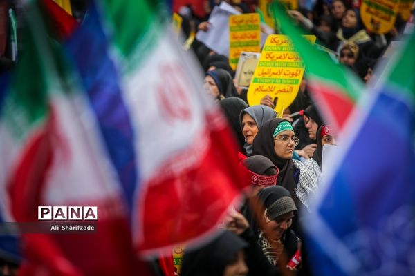 مراسم راهپیمایی ۱۳ آبان در تهران - 1