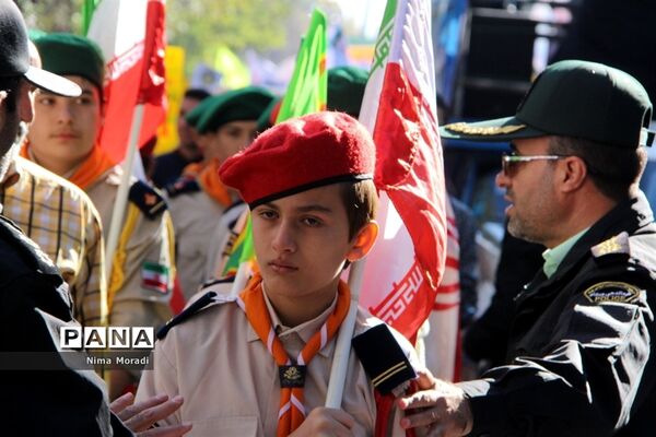 راهپیمایی 13 آبان در خراسان شمالی