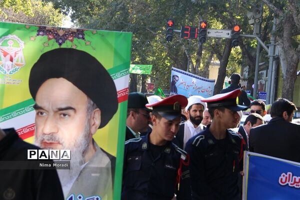 راهپیمایی 13 آبان در خراسان شمالی