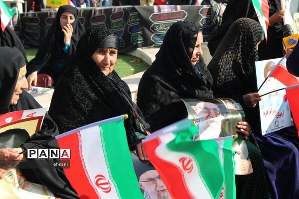مراسم راهپیمایی روز 13 آبان در یاسوج