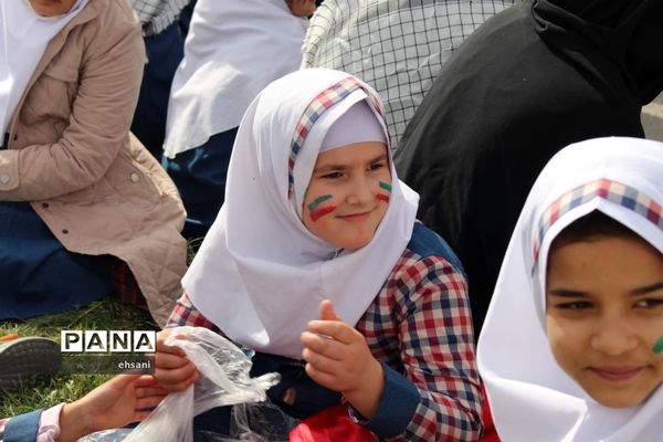 مراسم راهپیمایی روز 13 آبان در یاسوج