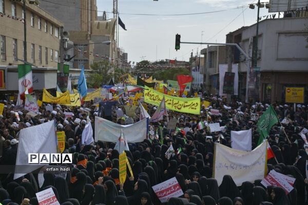 راهپیمایی 13 آبان در قم