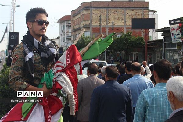 راهپیمایی 13 آبان در فریدونکنار