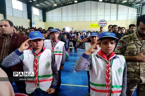زنگ استکبارستیزی درمدارس شهرستان درمیان