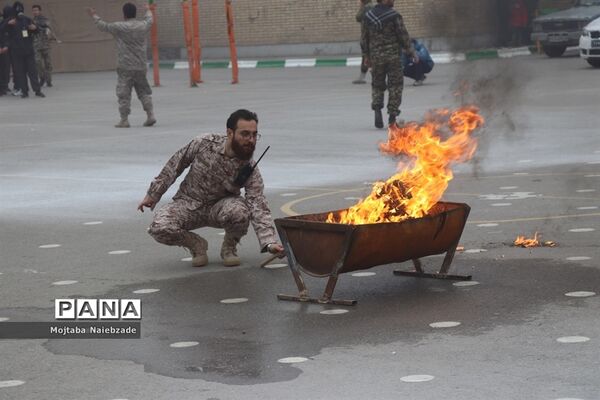رزمایش و مانور میدانی پدافند غیرعامل