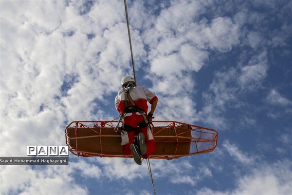 مانور پدافند غیرعامل در لامرد