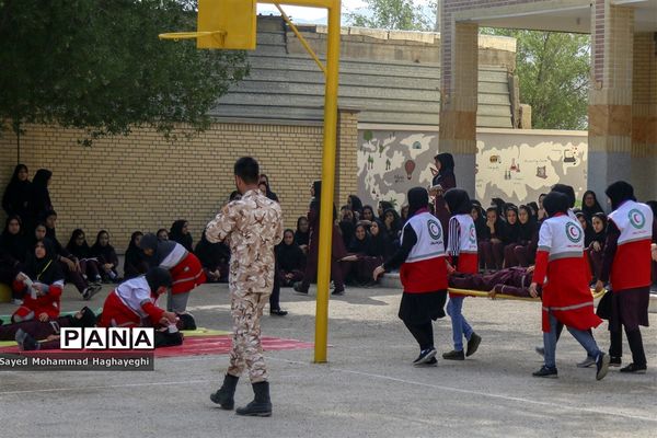 مانور پدافند غیرعامل در لامرد