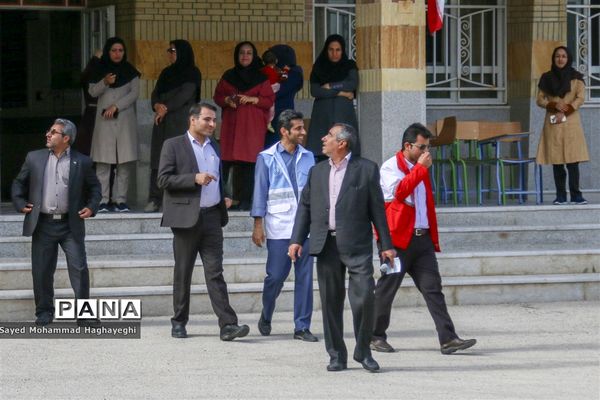 مانور پدافند غیرعامل در لامرد