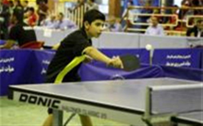 کسب نشان برنز پینگ پنگ باز کردستانی در رقابت های قهرمانی هوپس کشور