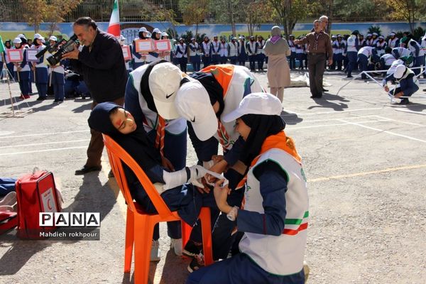 مانور پدافند غیر عامل در شهرستان بیرجند