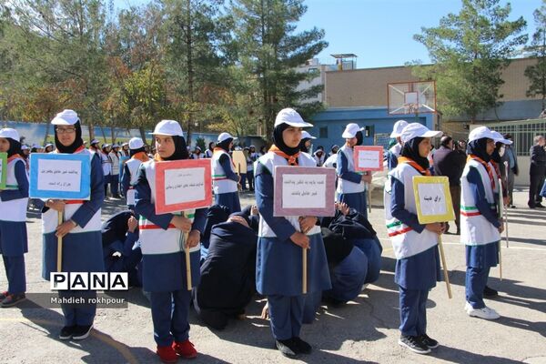 مانور پدافند غیر عامل در شهرستان بیرجند
