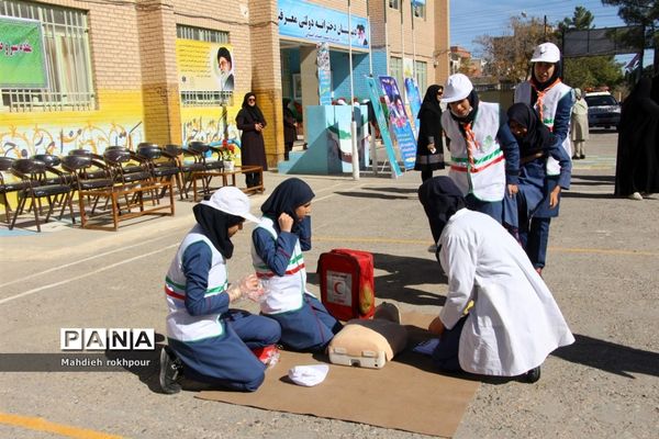 مانور پدافند غیر عامل در شهرستان بیرجند