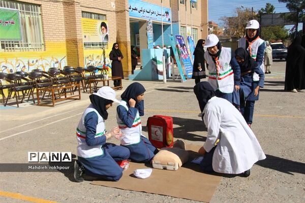 مانور پدافند غیر عامل در شهرستان بیرجند