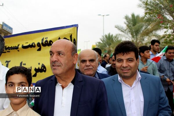 راهپیمایی روز 13 آبان در بوشهر-2