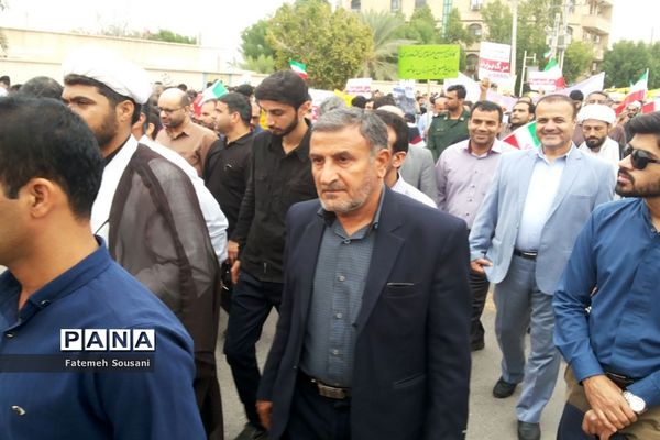راهپیمایی روز 13 آبان در بوشهر-2