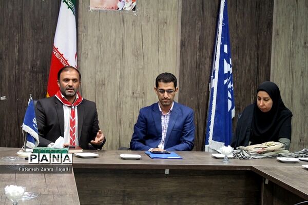 بازدید دانشجویان دانشگاه فرهنگیان از سازمان دانش‌آموزی استان سمنان