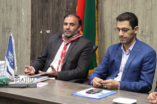 بازدید دانشجویان دانشگاه فرهنگیان از سازمان دانش‌آموزی استان سمنان