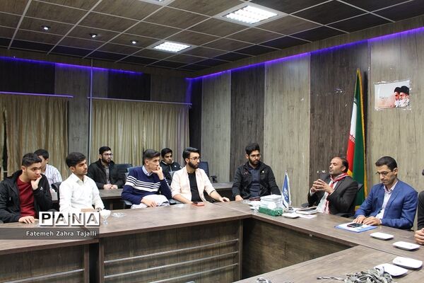 بازدید دانشجویان دانشگاه فرهنگیان از سازمان دانش‌آموزی استان سمنان