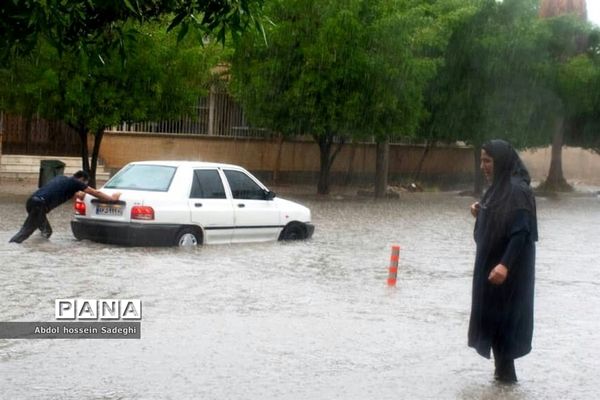 آبگرفتگی خیابان‌های بوشهر