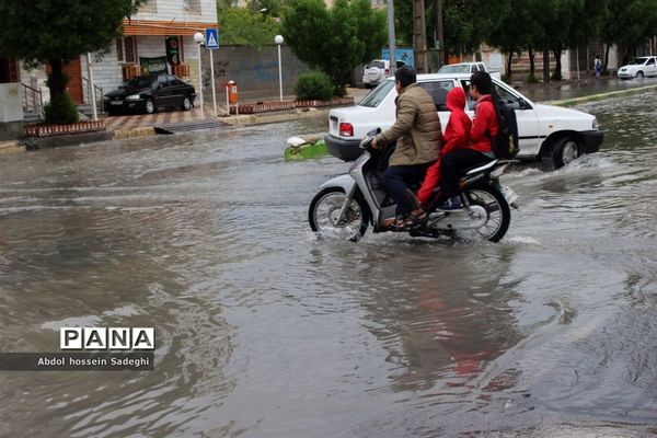 آبگرفتگی خیابان‌های بوشهر