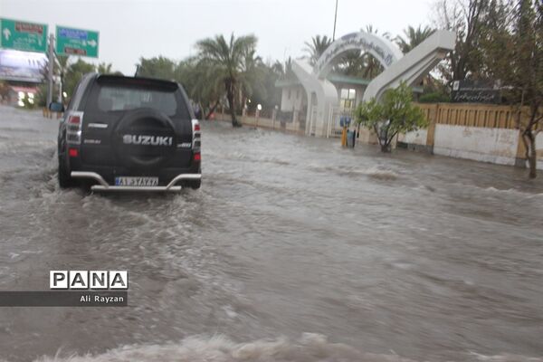 آبگرفتگی خیابان‌های بوشهر