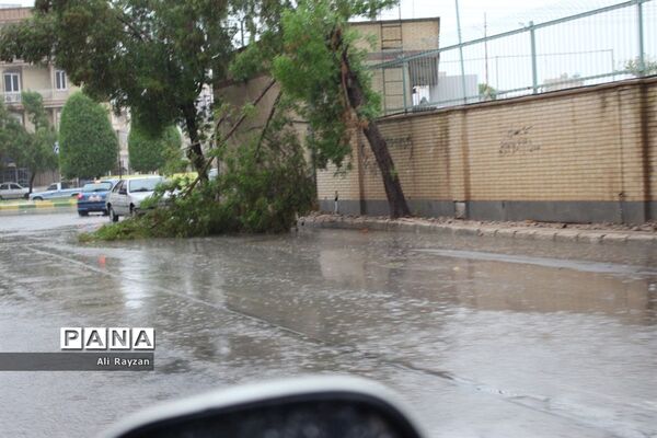 آبگرفتگی خیابان‌های بوشهر
