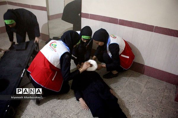 رزمایش مشترک پدافند غیرعامل در ارومیه