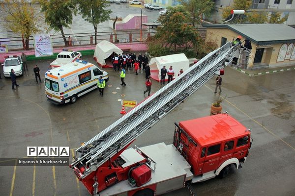 رزمایش مشترک پدافند غیرعامل در ارومیه