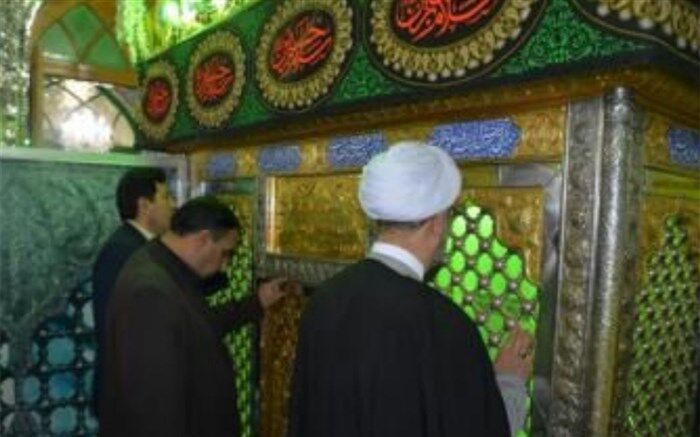 غبارروبی امامزاده عماد الدین رباط کریم به مناسبت روز وقف