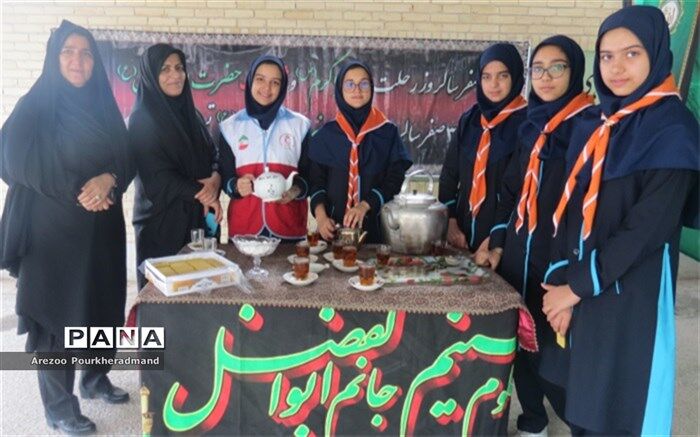 گرامیداشت سالروز رحلت پیامبر(ص) و  شهادت امام حسن(ع) وشهادت امام رضا(ع) در دبیرستان فرزانگان دوره اول