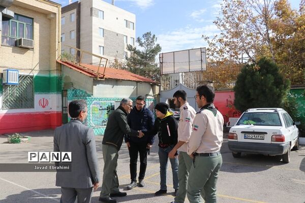 بازدید رئیس سازمان دانش آموزی خراسان رضوی از مدارس طرح گام های عاشقی