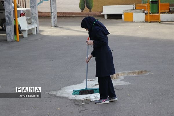 بازدید رئیس سازمان دانش آموزی خراسان رضوی از مدارس طرح گام های عاشقی