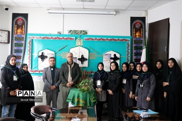 بازدید رئیس سازمان دانش آموزی خراسان رضوی از مدارس طرح گام های عاشقی