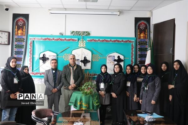 بازدید رئیس سازمان دانش آموزی خراسان رضوی از مدارس طرح گام های عاشقی
