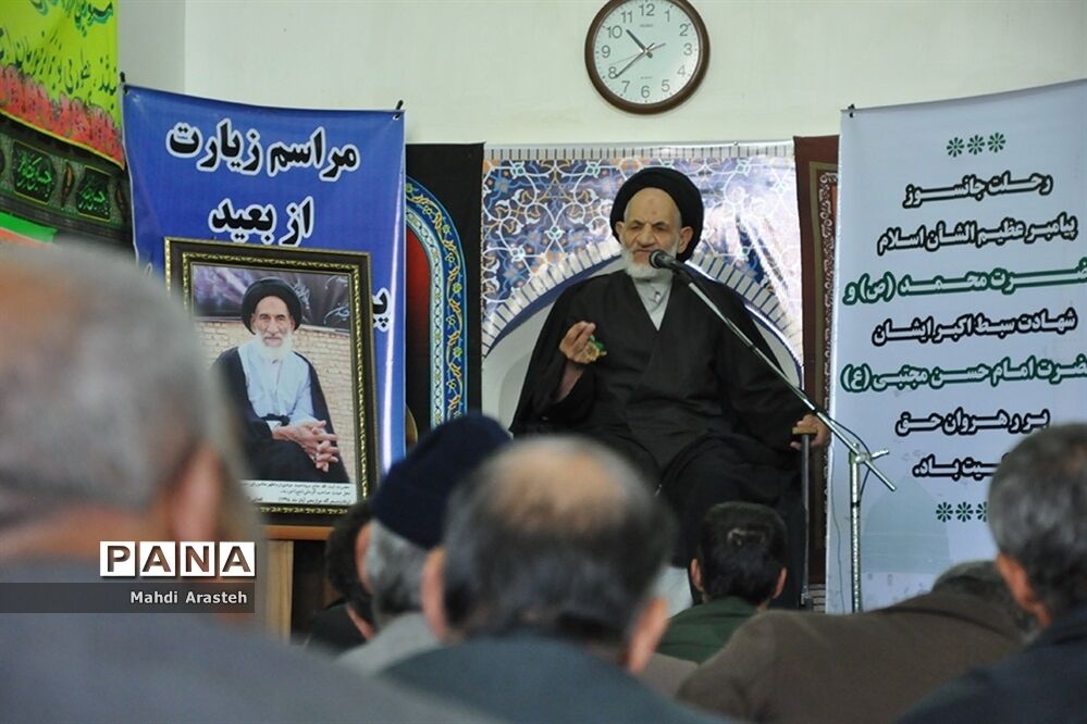 مراسم سومین سالگرد ابوالشهیدآیت الله سید احمد عبادی در مسجد جامع شهر خوسف