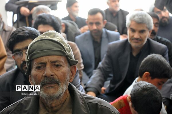 مراسم سومین سالگرد ابوالشهیدآیت الله سید احمد عبادی در مسجد جامع شهر خوسف