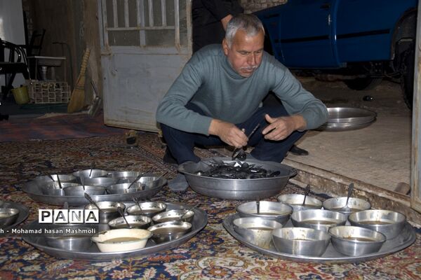 قرائت زیارت از بعید پیامبر (ص) درمسجد جامع شهرستان خوسف