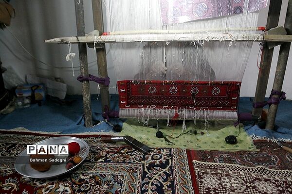 فرش دورو ابریشم ترکمن