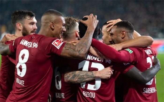 بوندس لیگا؛ هانوفر از بحران فاصله گرفت