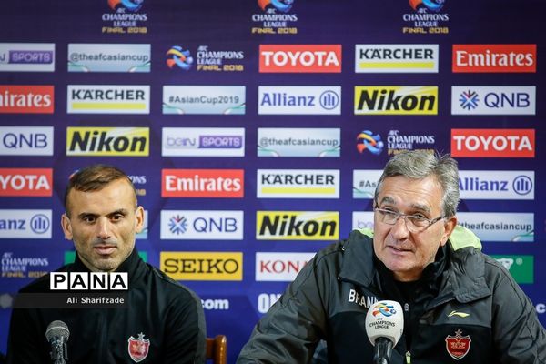 نشست خبری  تیم‌های پرسپولیس و کاشیما آنتلرز پیش از بازی فینال جام باشگاه‌های آسیا
