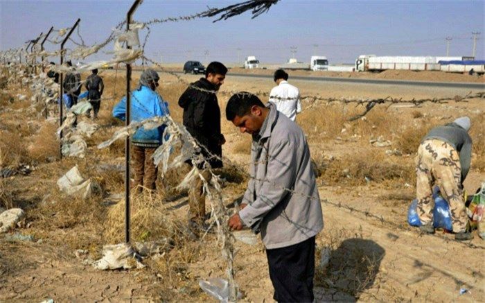 محیط زیست اطراف جاده تایباد - دوغارون پاکسازی شد