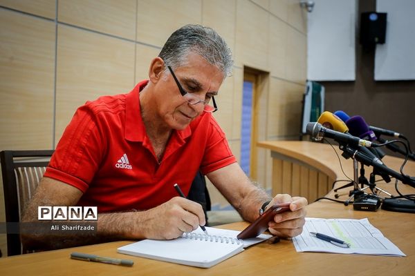 نشست خبری سرمربی تیم ملی فوتبال ایران